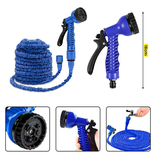 Manguera Expandible Magic Hose 15 Mts Azul