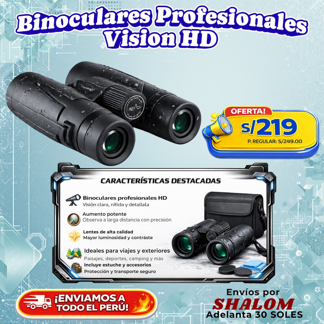 Binoculares Profesionales Visión HD