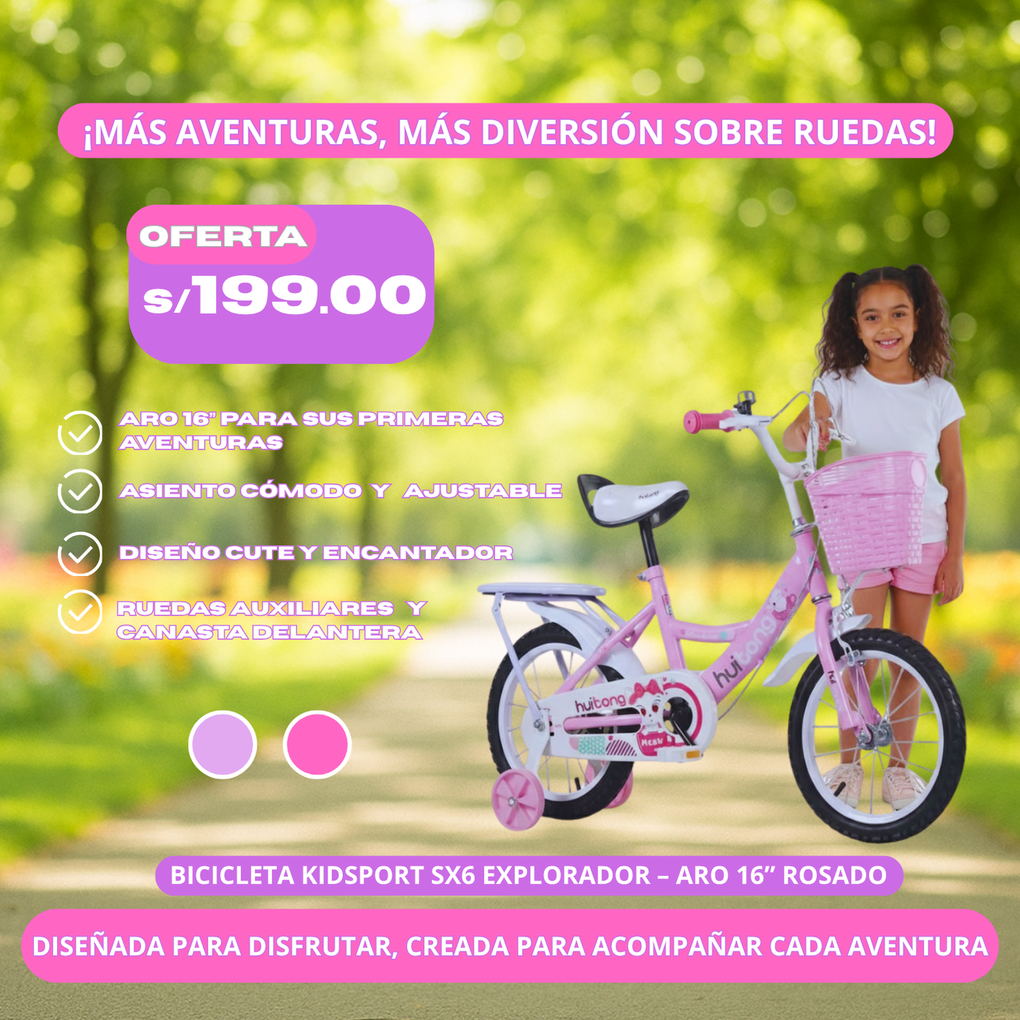 Bicicleta KidSport SX6 – Aro 16” Explorador