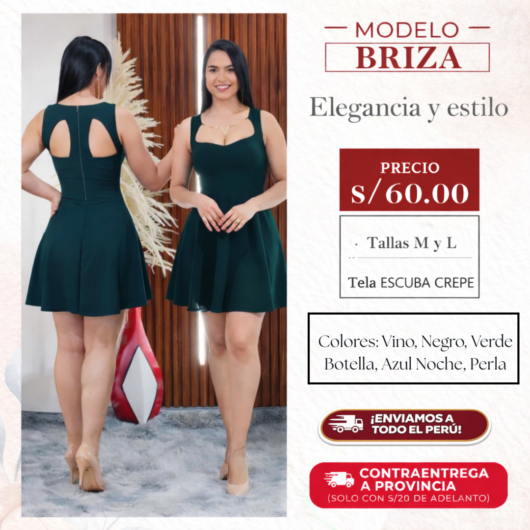 Vestido Modelo BRIZA – Elegancia y Estilo que Enamoran