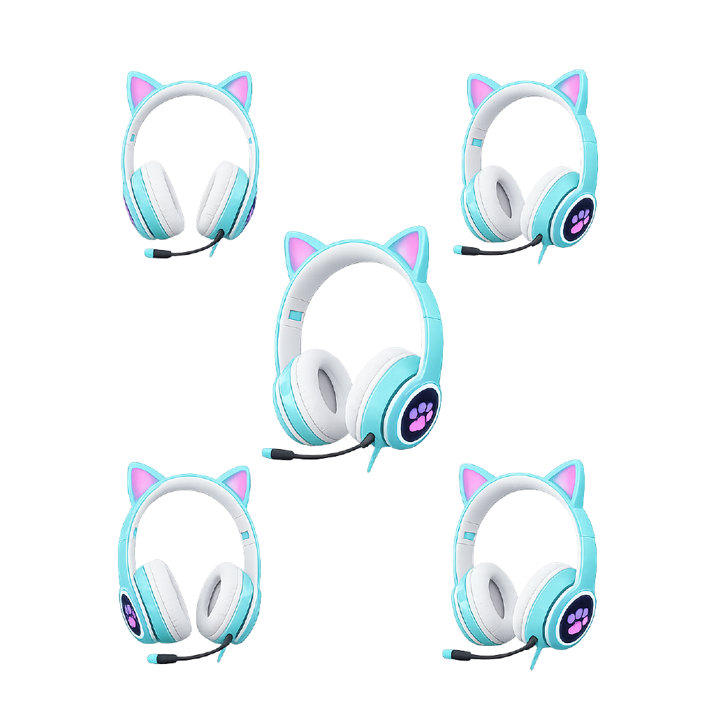Audífonos CAT EAR RGB