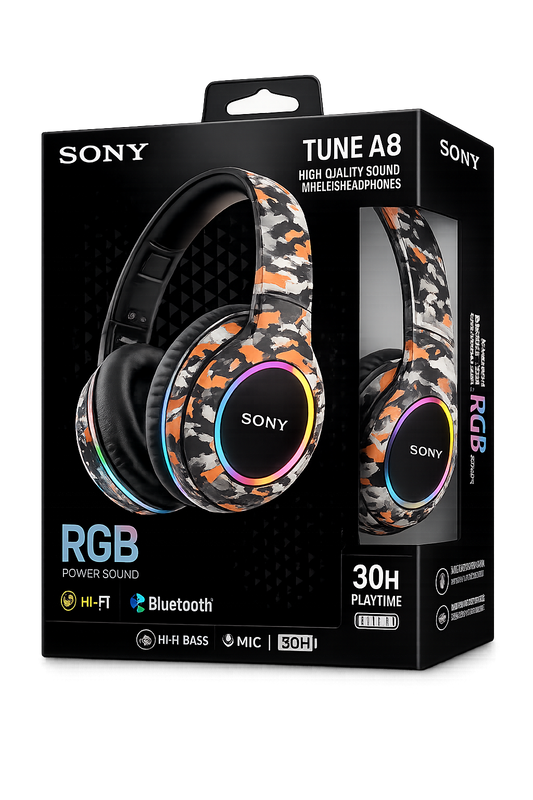 Audífono Sony Tune A8 RGB 🔥