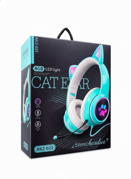 Audífonos CAT EAR RGB 🎧🐱