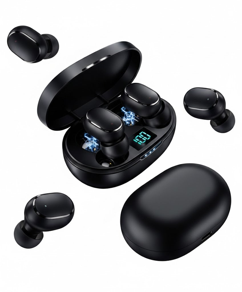 Audífonos Bluetooth E6S con Pantalla LED 🎧