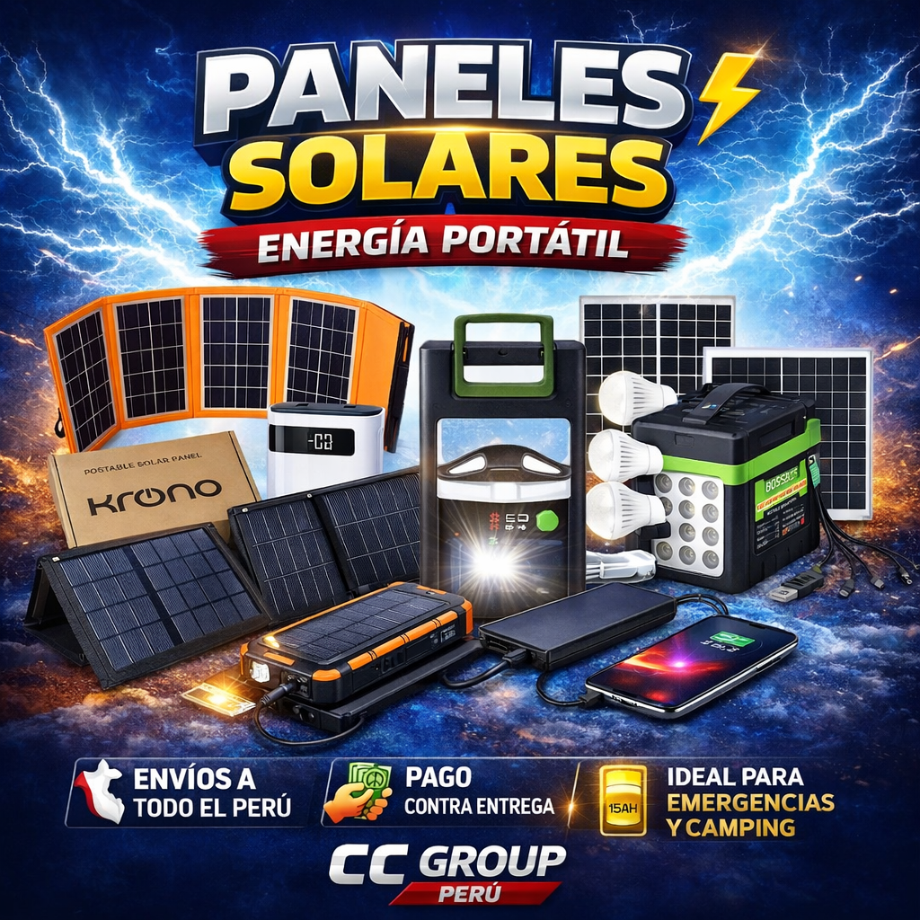 COLECCIÓN PANELES SOLARES PORTATILES ☀️🔋