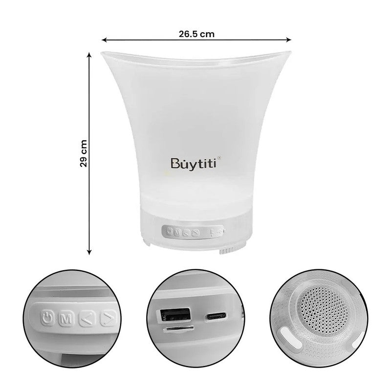 Parlante Hielera Bluetooth con Iluminación RGB De 7 Litros