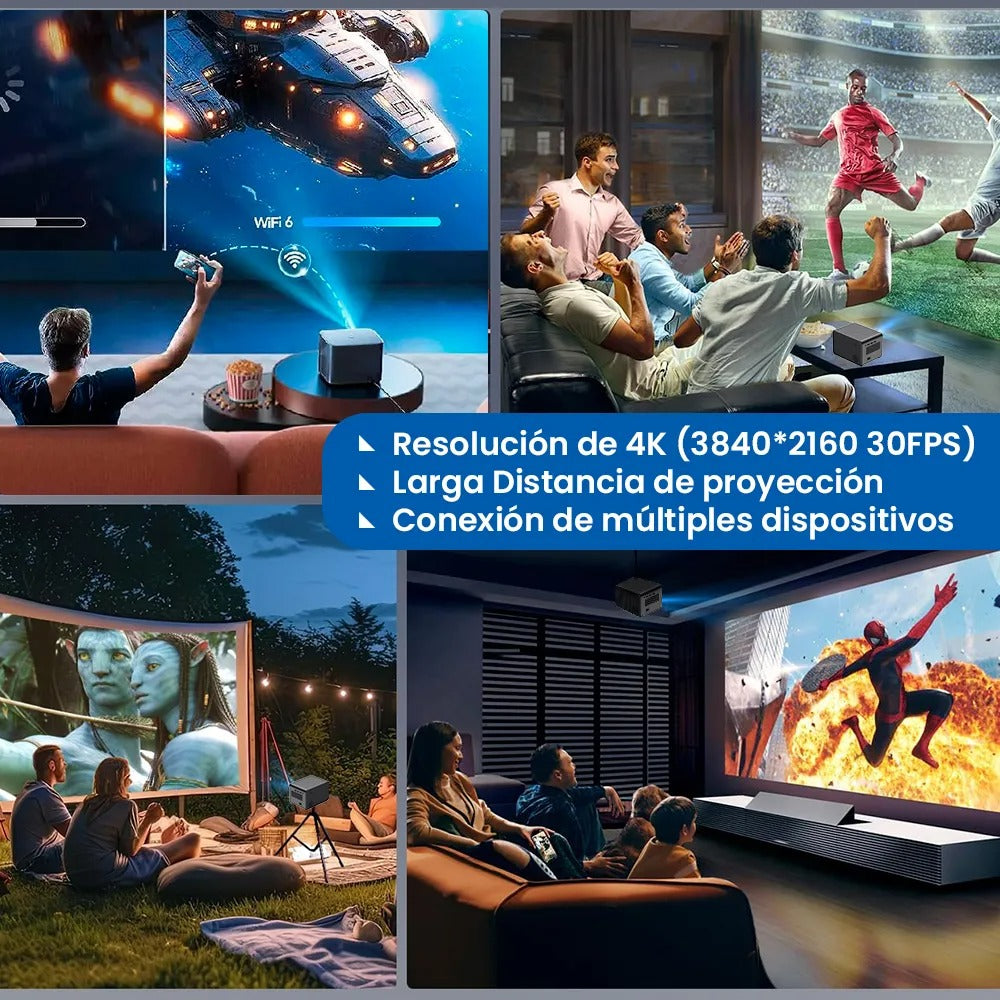 Proyector inteligente HAVIT PJ211 PRO Experiencia inmersiva