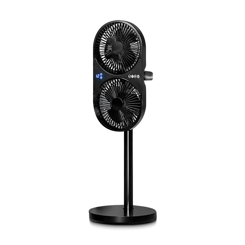 Ventilador D-53 con Doble Hélices Negro
