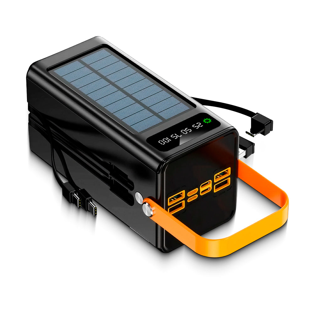 Cargador Portátil Solar 120000mAh OCTOPUS 3 / 4EN1 65W SUPER CARGA RÁPIDA