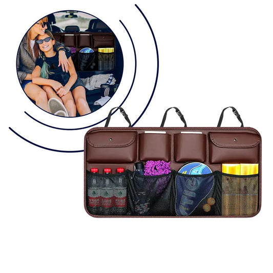 Organizador de Maletera Impermeable Universal Marron Oscuro