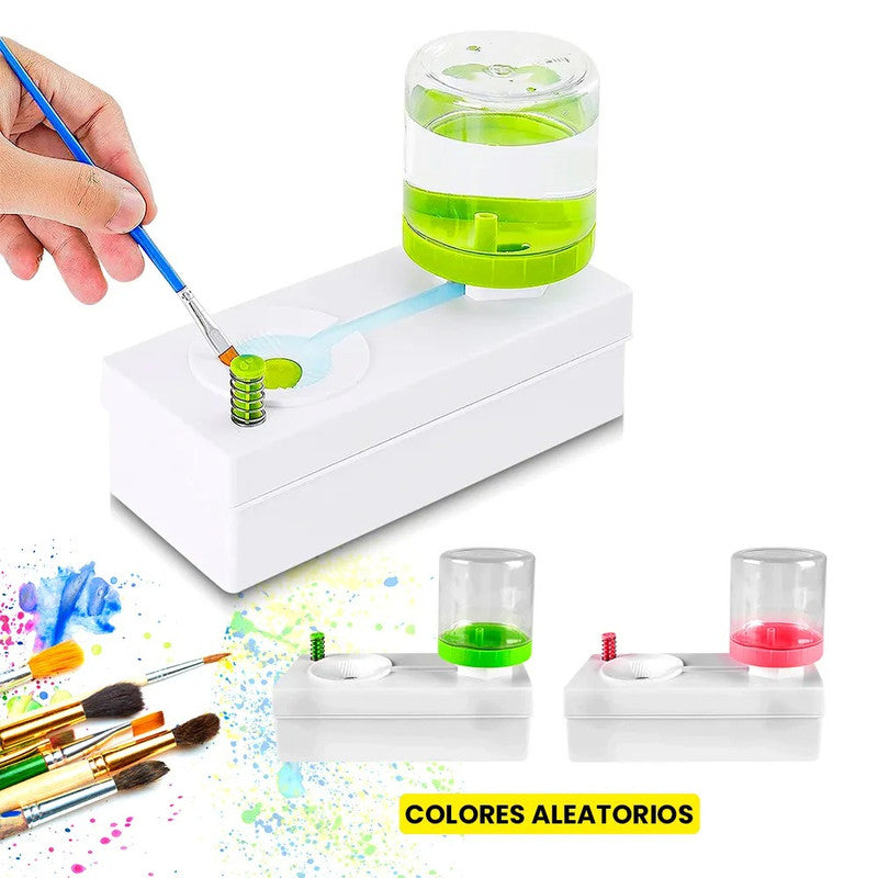 Limpiador de Pinceles Multifuncional Automático con Drenaje