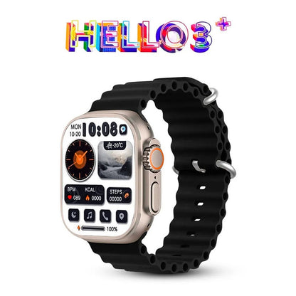 Smartwatch Hello Watch 3 Plus Ultra 4GB Negro