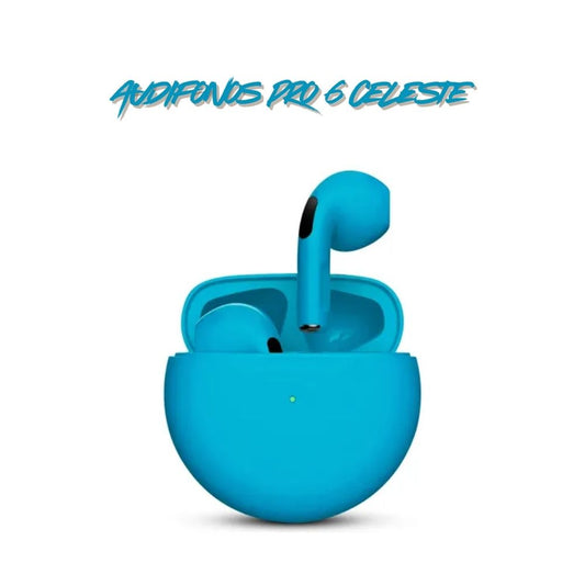 Audífonos Bluetooth Pro 6 Celeste