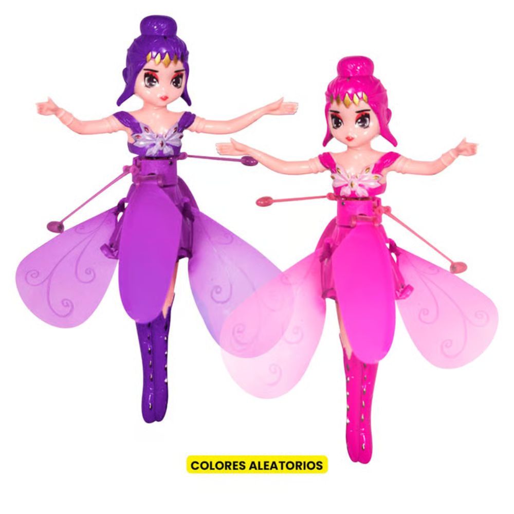 Muñeca Hada Voladora con Sensor Infrarrojo para niñas