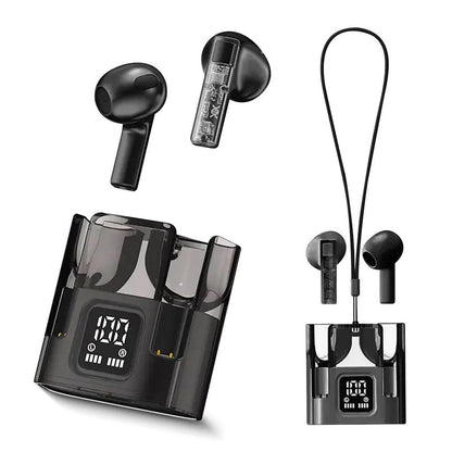 Audifonos true wireless earbuds G70 negro impermeable