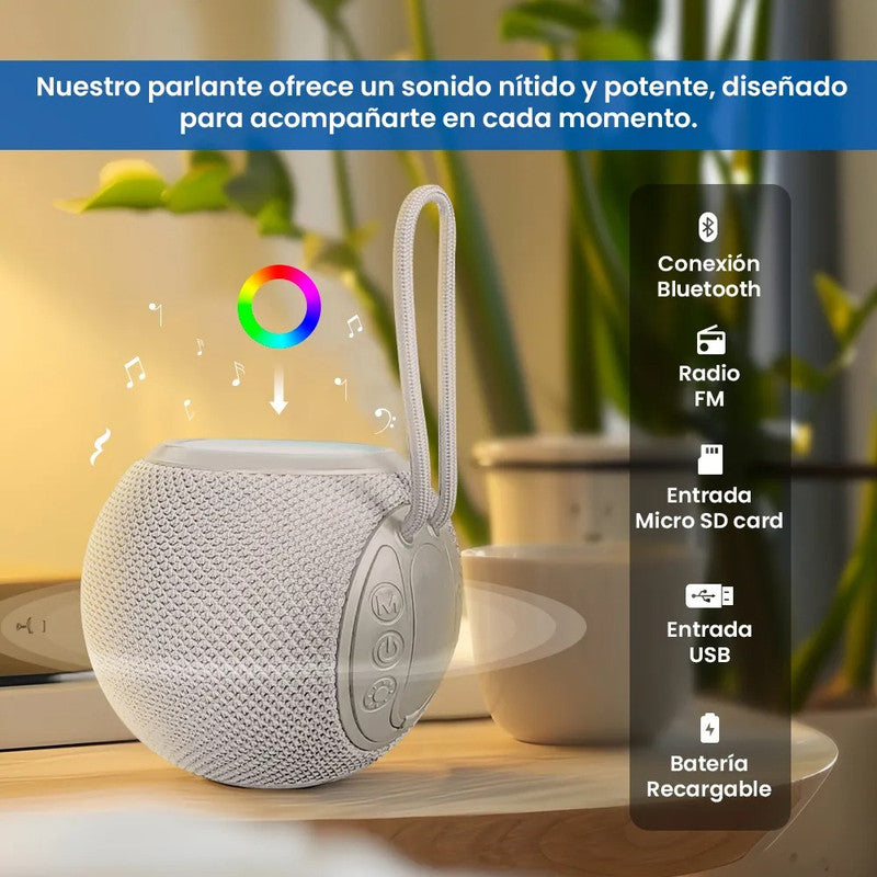Parlante Bola Alex Bluetooth Blanco