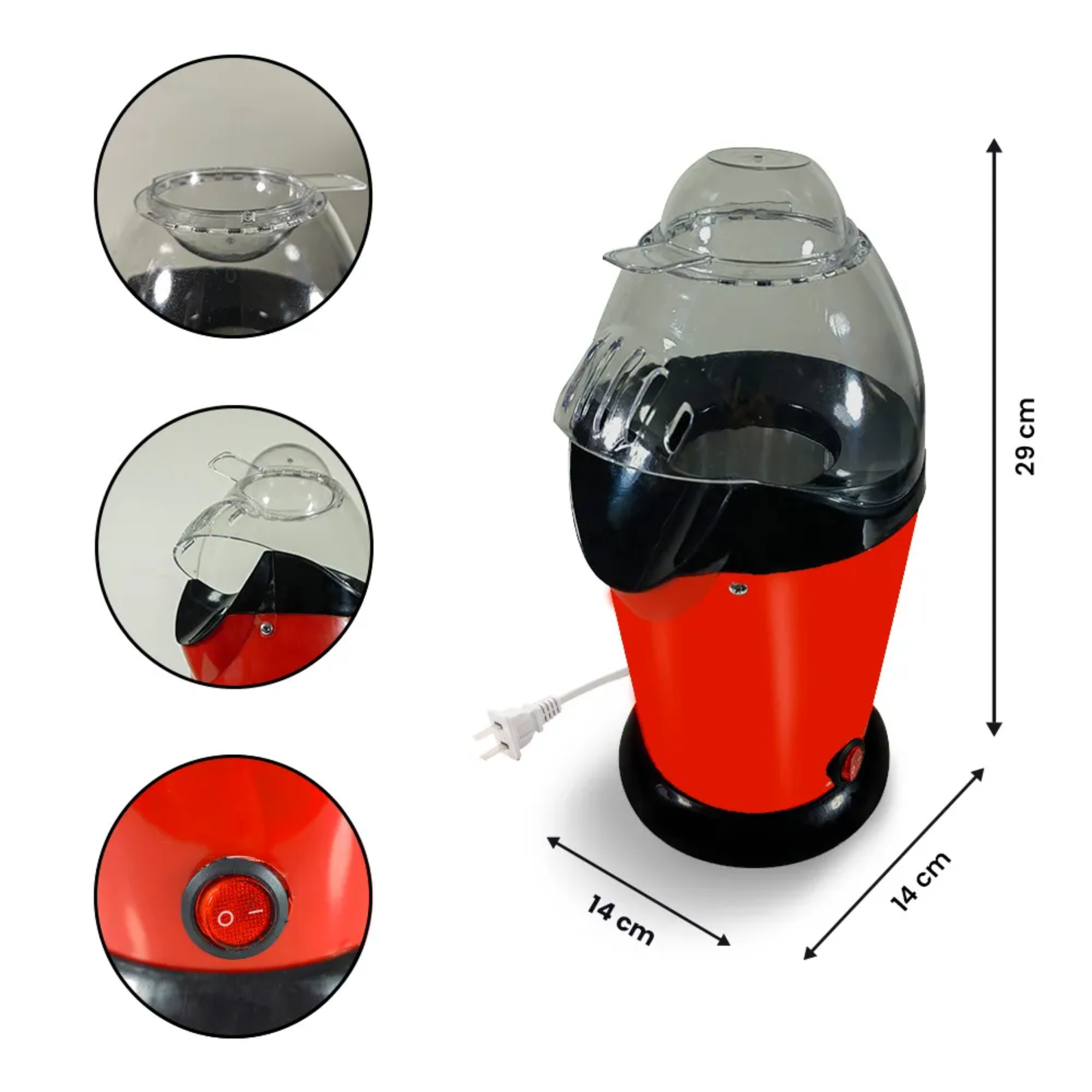 Máquina para Pop Corn – Canchita Sin Aceite