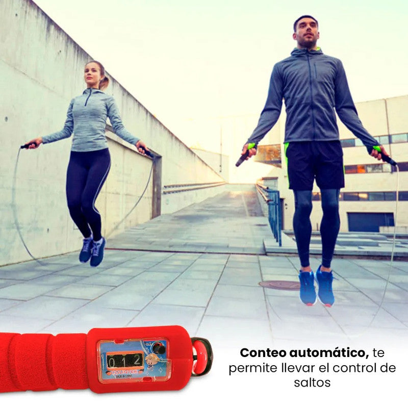 Soga de Saltar con Contador Automático Fitness - Color Aletorio