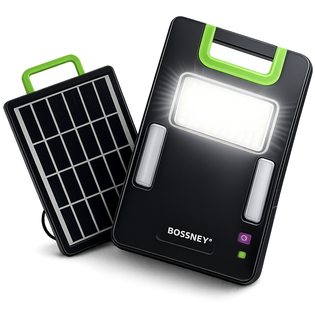 PANEL SOLAR MULTIFUNCIÓN BOSSNEY 18W ☀️
