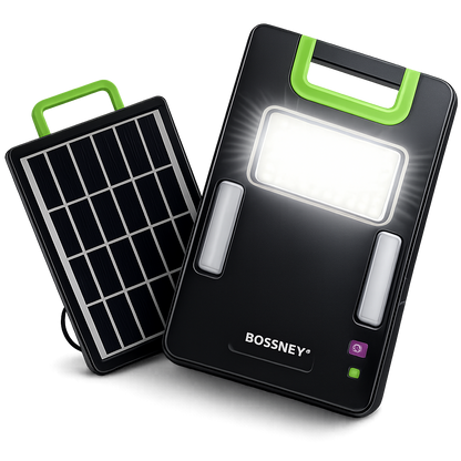 PANEL SOLAR MULTIFUNCIÓN BOSSNEY 18W ☀️