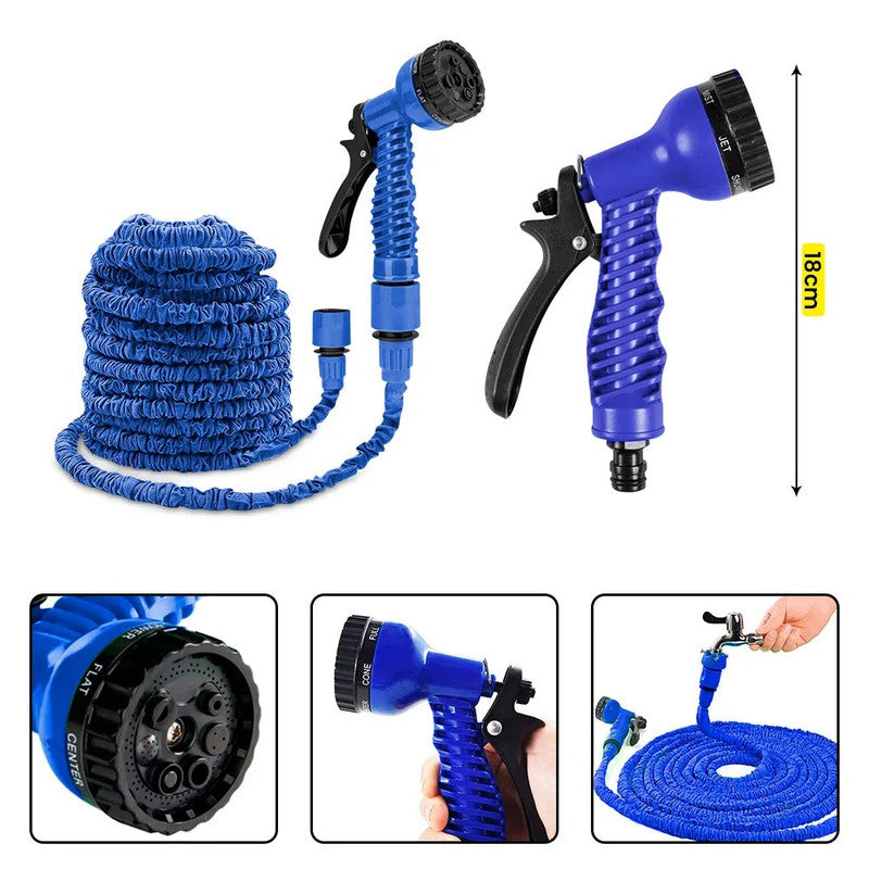 Manguera Expandible Magic Hose 15 Mts Azul