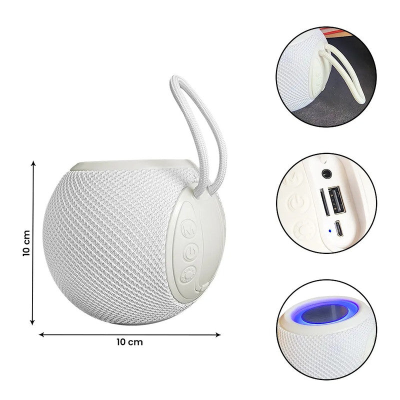 Parlante Bola Alex Bluetooth Blanco