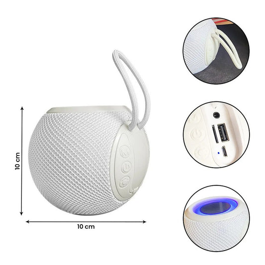 Parlante Bola Alex Bluetooth Blanco