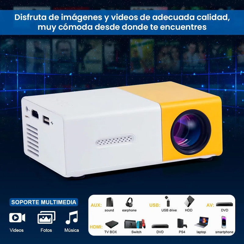 Proyector Portátil Multimedia Mini LED