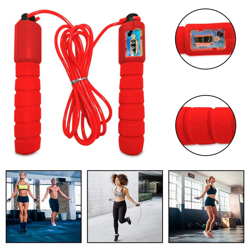 Soga de Saltar con Contador Automático Fitness - Color Aletorio