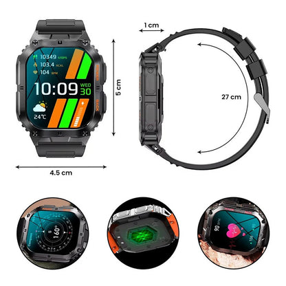 Smartwatch 9 Militar PRO 4 Amoled