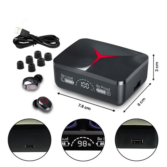 Audífonos Gamer M90 PRO inalámbricos Bluetooth