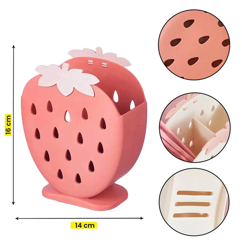 Porta Cubiertos con Escurridor de Fresa – Aleatorio  Organiza tu cocina c