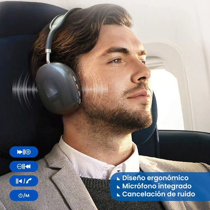 Audifono Bluetooth P9 Modelo Vincha Rojo