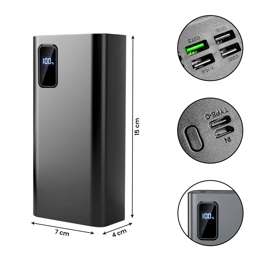 Cargador Portátil 40,000 mAh – Potencia en tus manos