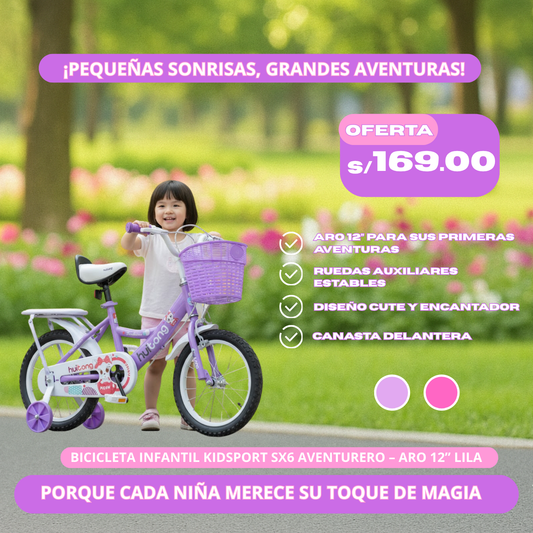 Bicicleta KidSport SX6 – Aro 12” Aventurera