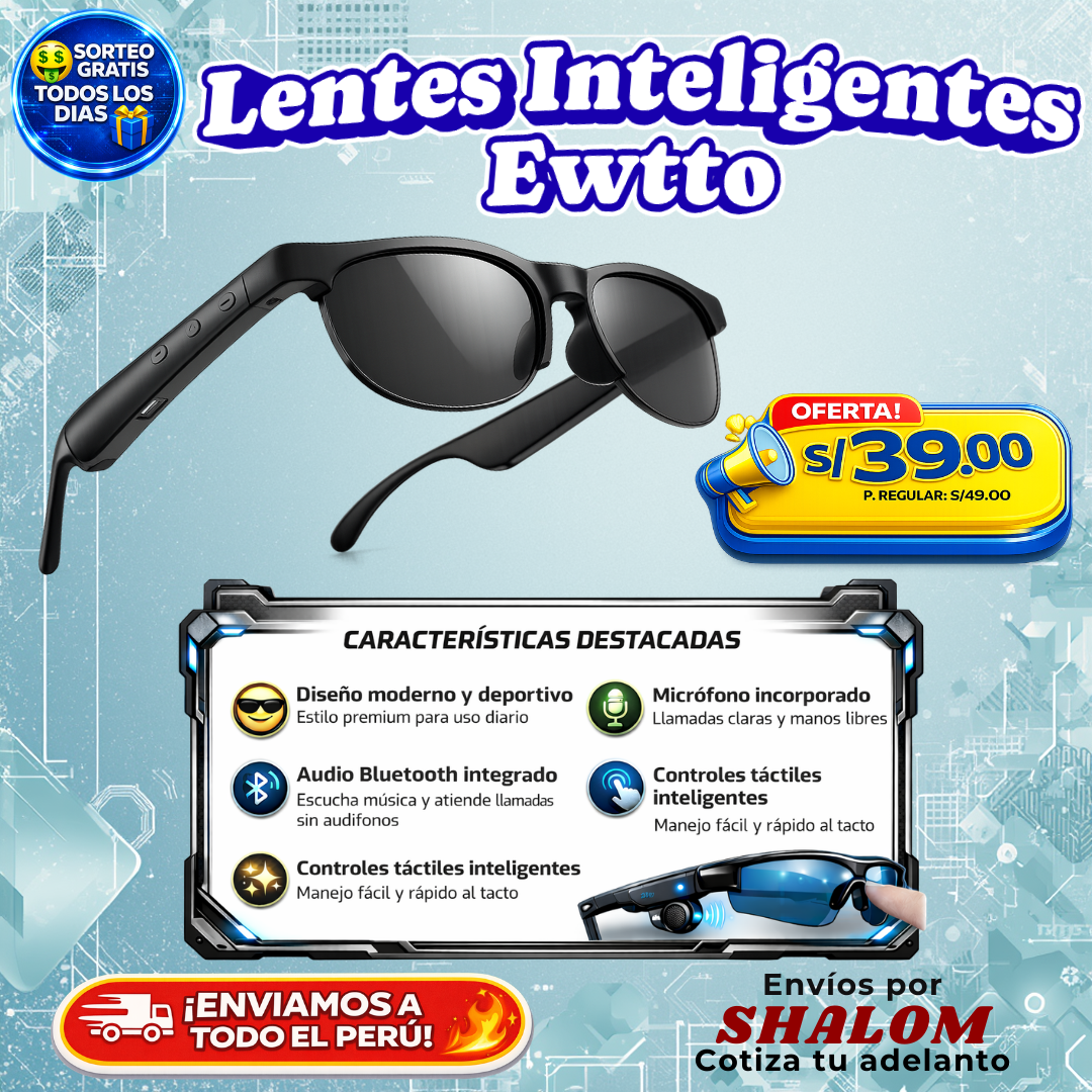 Lentes Inteligentes Ewtto