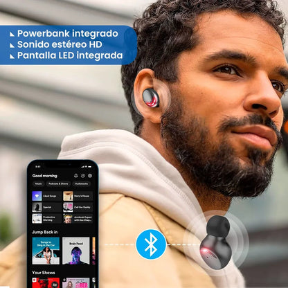 Audífono Bluetooth F9 TWS 5.1