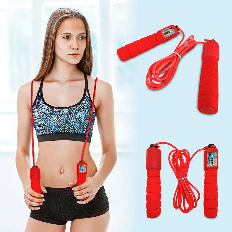 Soga de Saltar con Contador Automático Fitness - Color Aletorio