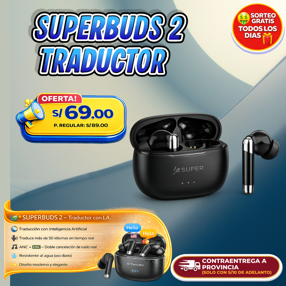 SUPERBUDS 2 TRADUCTOR 🌍🎧