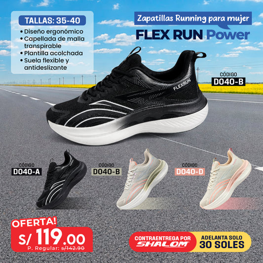Zapatillas Running para Mujer Flex Run Power – DO40