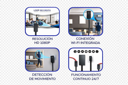 MINI CÁMARA ESPÍA HD WI-FI 📷