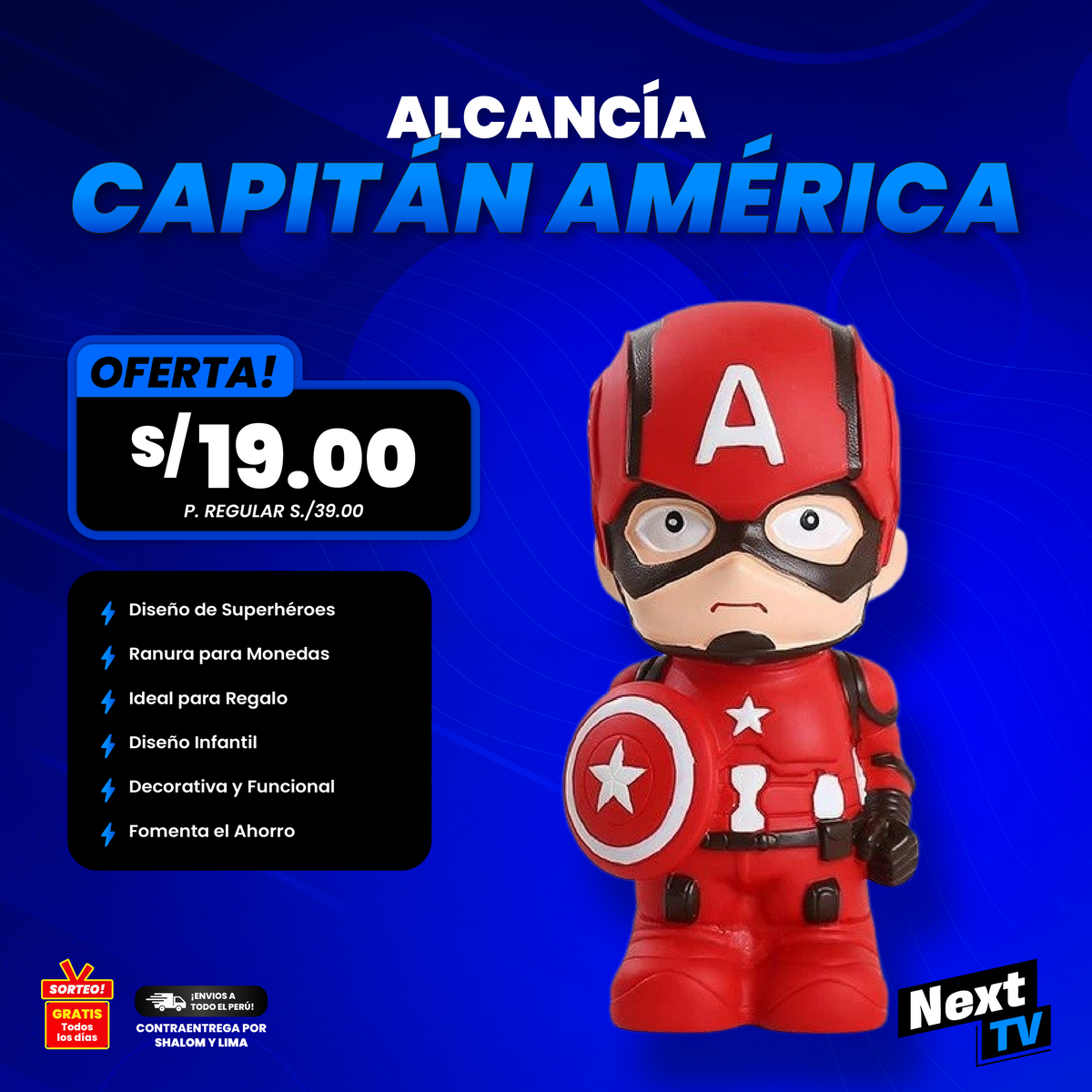 ALCANCÍA CAPITÁN AMÉRICA