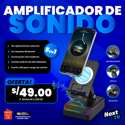 Amplificador de sonido 5 en 1