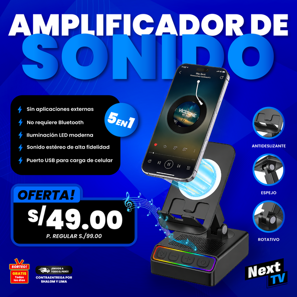 Amplificador de sonido 5 en 1