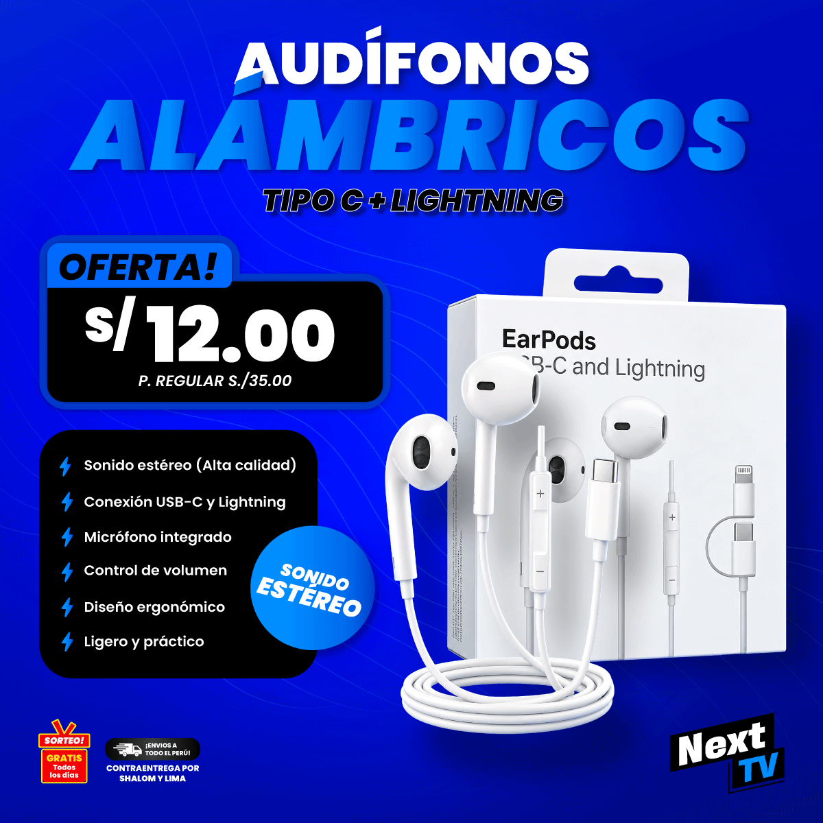AUDÍFONOS TIPO C Y LIGHTNING MMTN2 - AU261