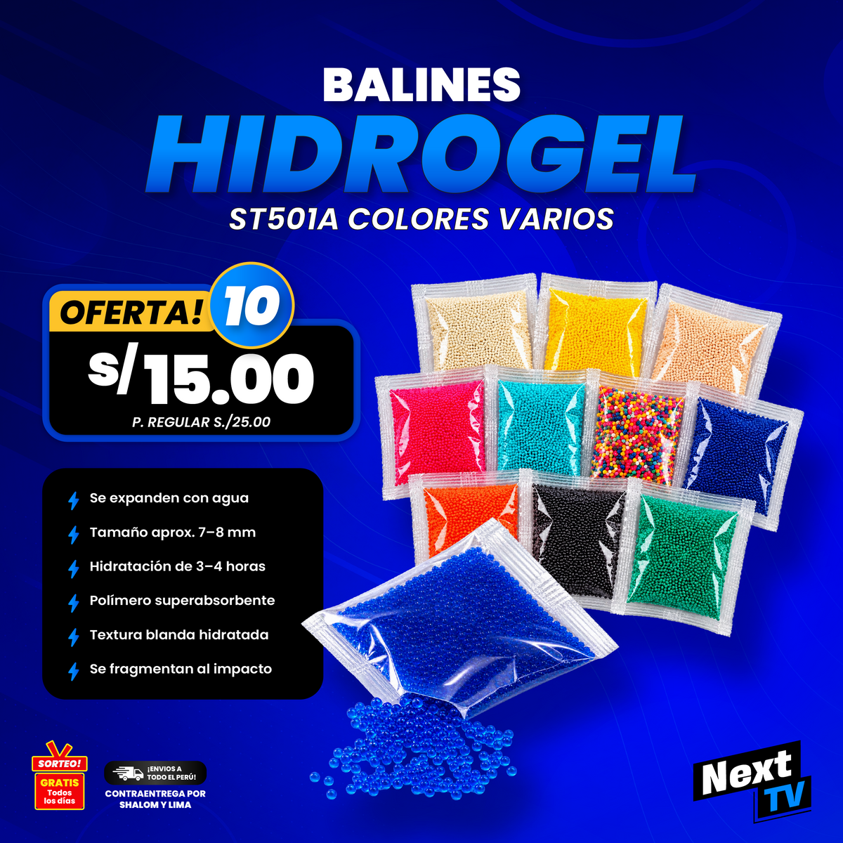 BALINES HIDROGEL ST501A