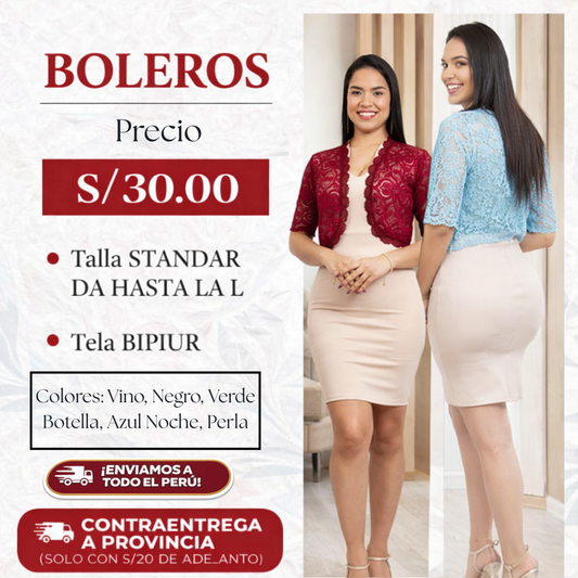 Boleros Elegantes de Encaje – El toque perfecto para tu outfit