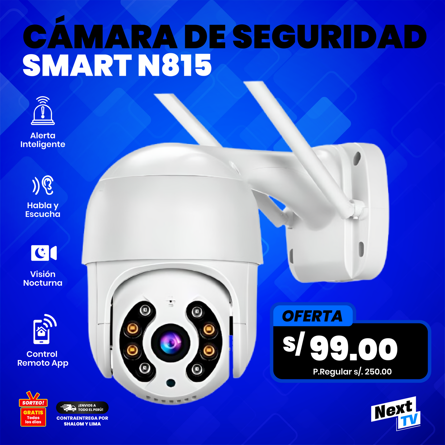 CÁMARA SEGURIDAD SMART N815
