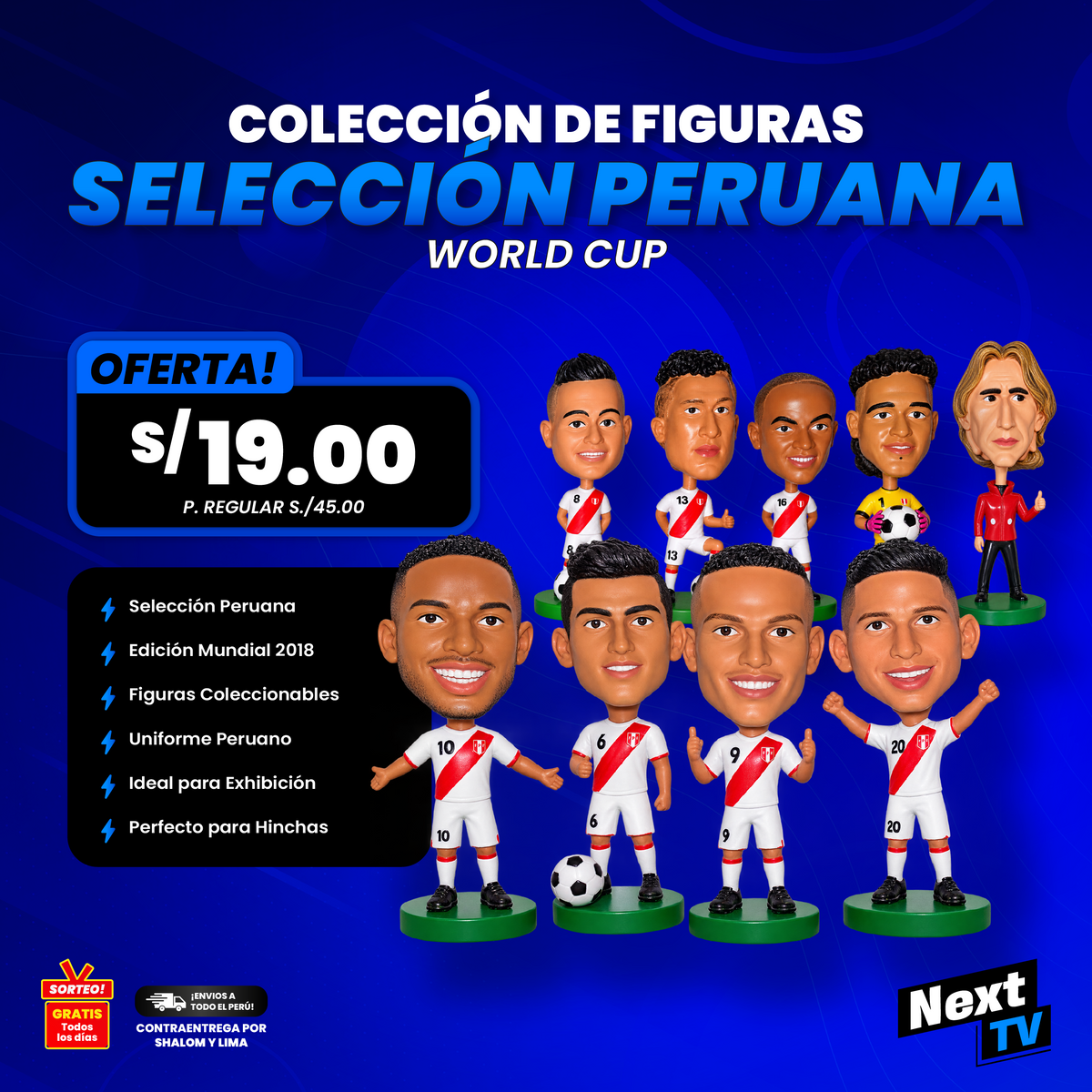 COLECCIÓN DE FIGURAS DE LA SELECCIÓN PERUANA