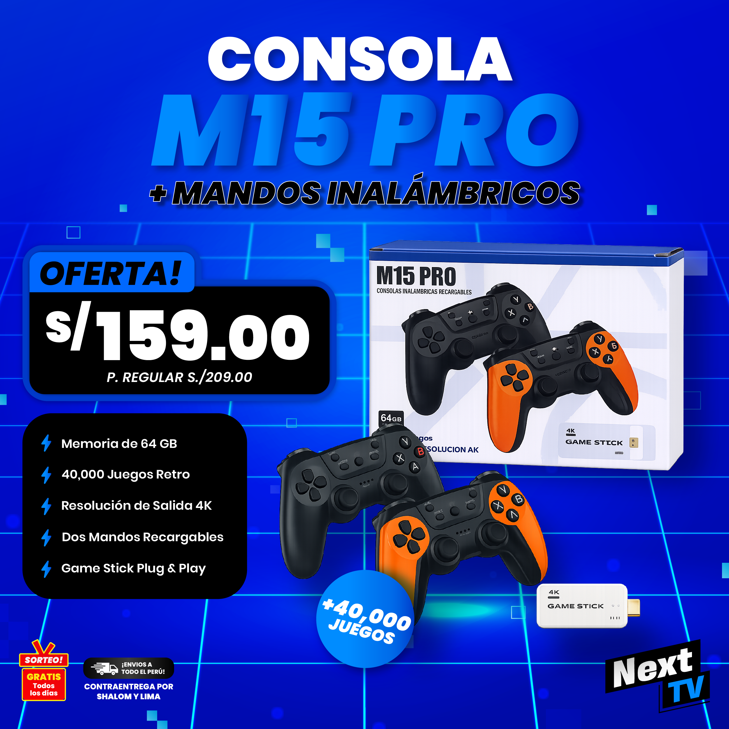 CONSOLA M15 PRO